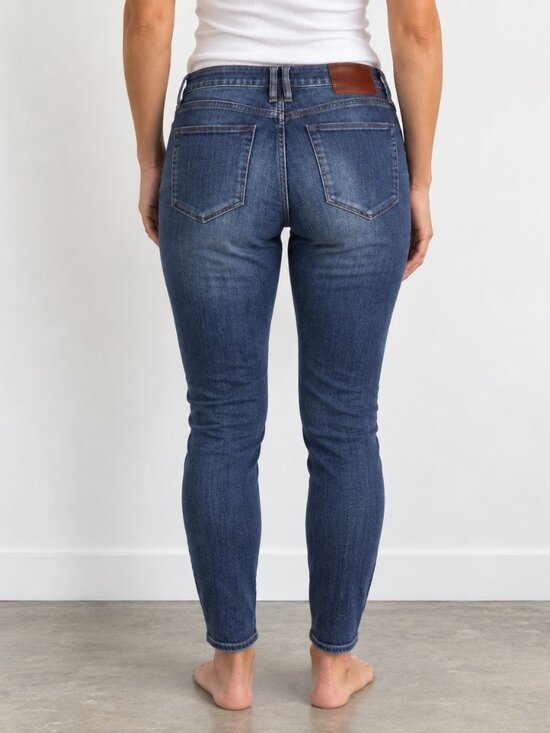 Madewell Denim - madewell skinny ankle jeans women 28 mid rise stretch french girl minimalist
